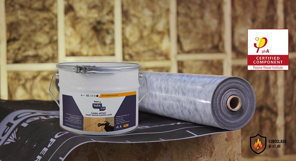 Partel’s Airtight Membranes now Certified for Passive House Construction and Fire Resistance